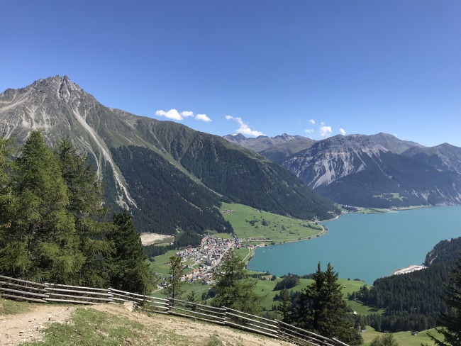 Panorama von der Rescher Alm